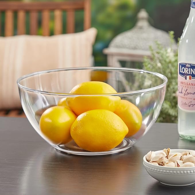 US Acrylic Vista Clear Plastic Salad and Serving 10-inch Bowls | set of 3 | - Image 3