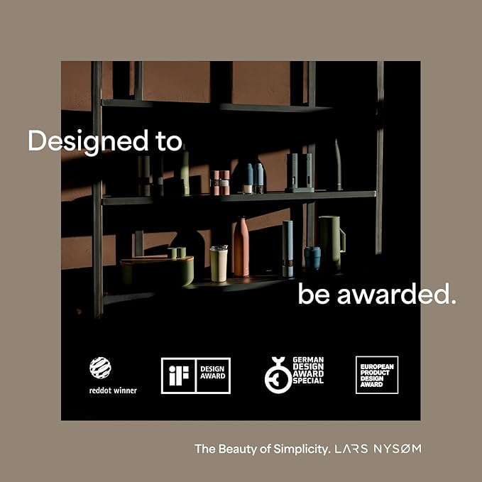 LARS NYSØM Salt and Pepper Grinder Set, Manual Salt and Pepper Mills - Image 6