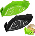 YEVIOR Clip on Strainer for Pots Pan Pasta Strainer, Silicone Food Strainer by YEVIOR