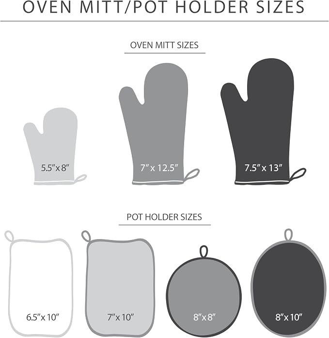 KITCHENAID Ribbed Soft Silicone Oven Mitt 2-Pack Set, Aqua Sky - Image 4