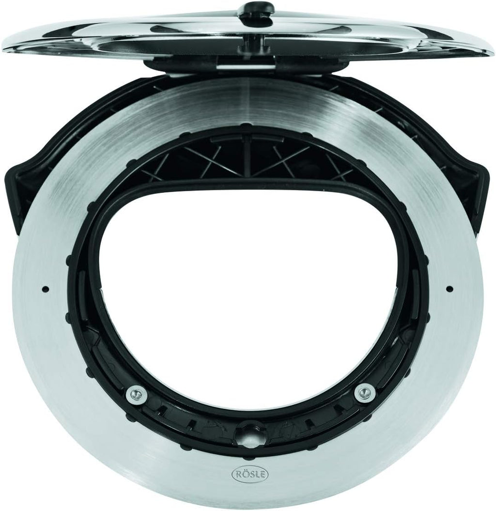 Rösle Stainless Steel Ergonomic Pizza Wheel, One Size, (12717)