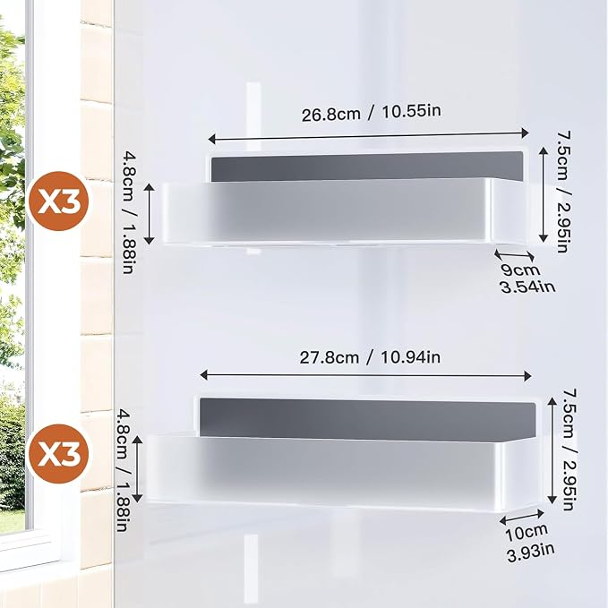 Mystozer Magnetic Spice Rack for Refrigerator, Kitchen Organizer and Storage - Image 6