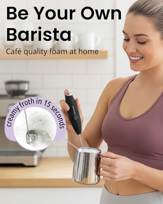 Milk Frother Wand & Electric Stirrer - Image 2