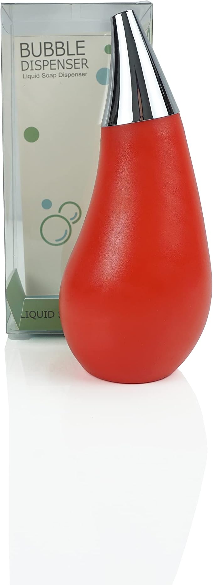 Kitchen Bathroom Counter top Squeezable Soap Dispensers Tear Drop Shape Bottle - Image 6