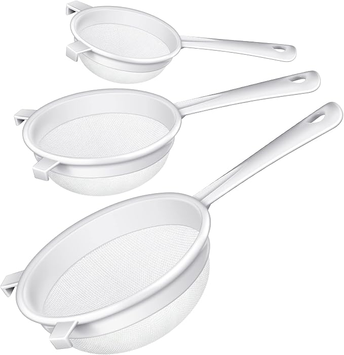 Skyley 3 Pcs Plastic Nylon Mesh Strainer Colander by Skyley