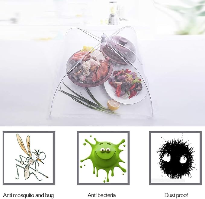 Pop-Up Outside Picnic Mesh Food Covers Tent Umbrella - Image 5