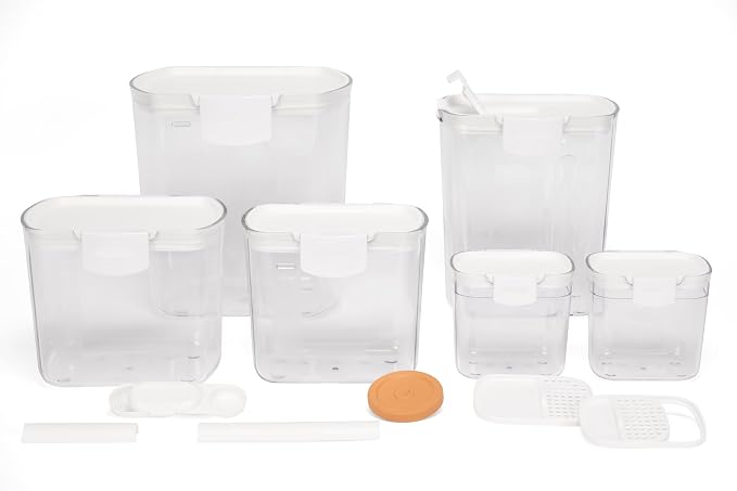 Progressive ProKeeper Baker's Airtight Kitchen Storage Canister Container Set by ProgressiveInternational