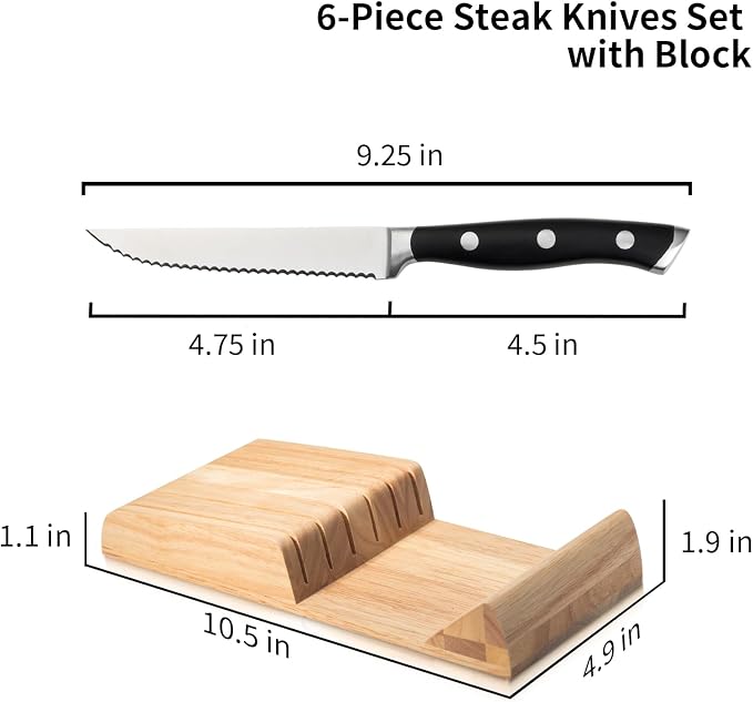 Alata 6-Piece Steak Knives Set - Image 4