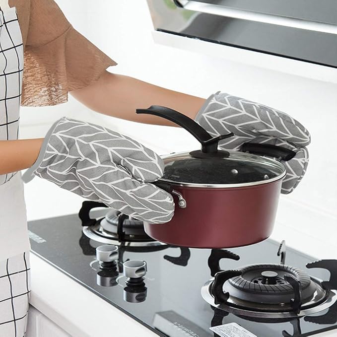 WinChange Oven Mitts and Potholders BBQ Gloves-Oven Mitts and Pot Holders Sets - Image 7