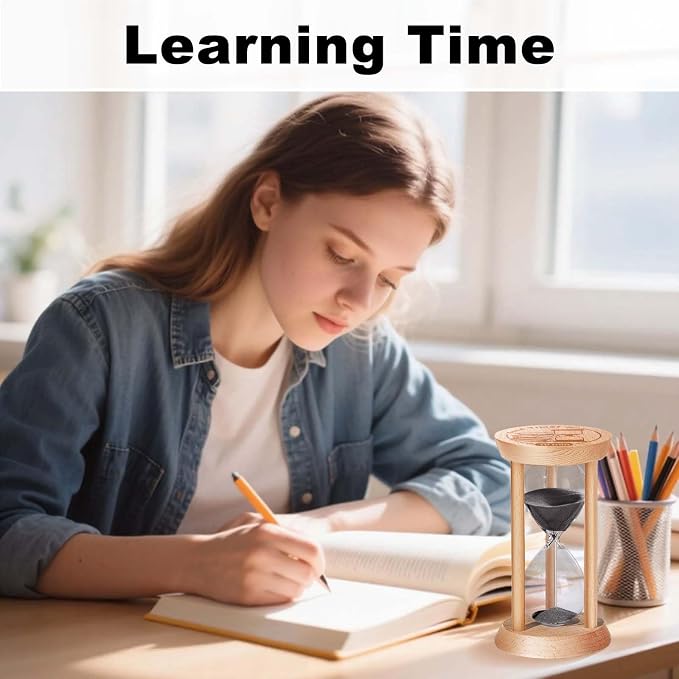 1 Minute Hourglass, 1 Min Wooden Sand Timer, Wood Sand Watch, One Minute Mini - Image 7