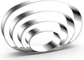 Oval Cookie Cutter Set Large by QAAQS
