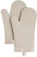 KITCHENAID Ribbed Soft Silicone Oven Mitt 2-Pack Set by KitchenAid