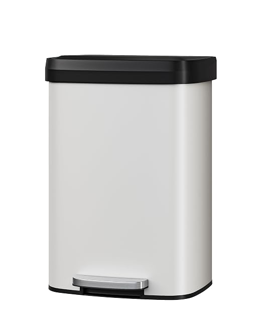 Garvee 13 gal / 50 L Metal Trash Can by Garvee
