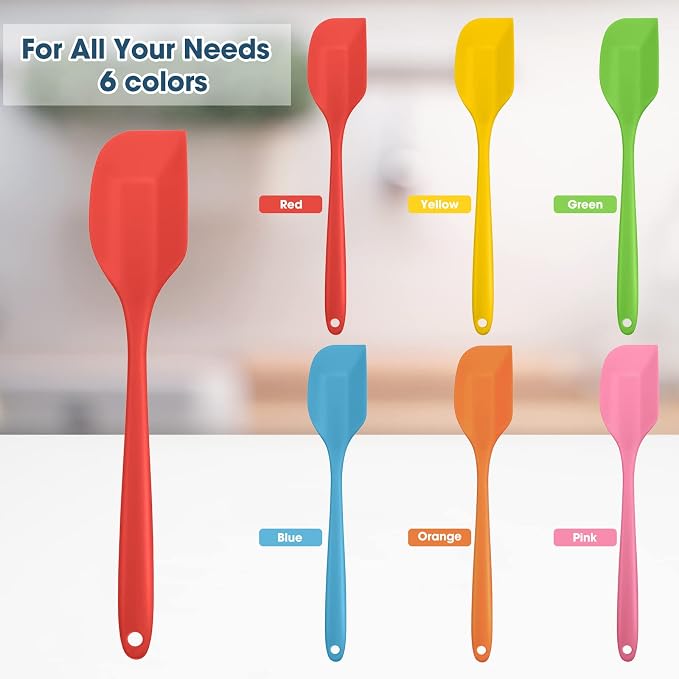 Irenare 30 Pcs Silicone Spatulas 11 Inch Large Rubber Spatulas Heat Resistant - Image 3