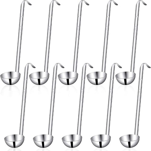 10PCS Stainless Steel Soup Ladle, 2 Oz Serving Ladles by Unknown