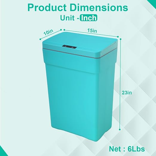 BestOffice 13 Gallon Trash Can Automatic Kitchen Trash Can Touch Free - Image 7
