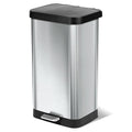 Glad Stainless Steel Step Trash Can by GladTrashFoodStorage