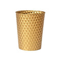 Venalys Small Metal Trash Can Wastebasket, Decorative Honeycomb Garbage Can by Venalys