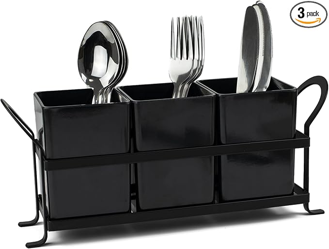KAQAHIDO Silverware Holder for Party, Drainage Cuterly Holder for Kitchen by Haveaniceday