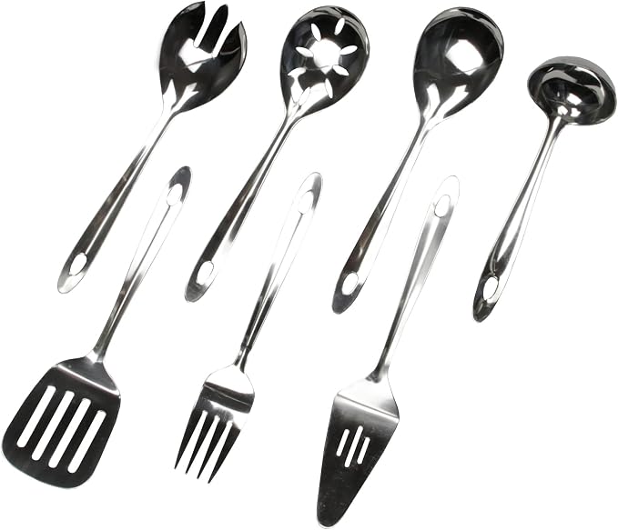 Chef Craft Select Small Salad Serving Fork, 9.5 inches, Stainless Steel - Image 3
