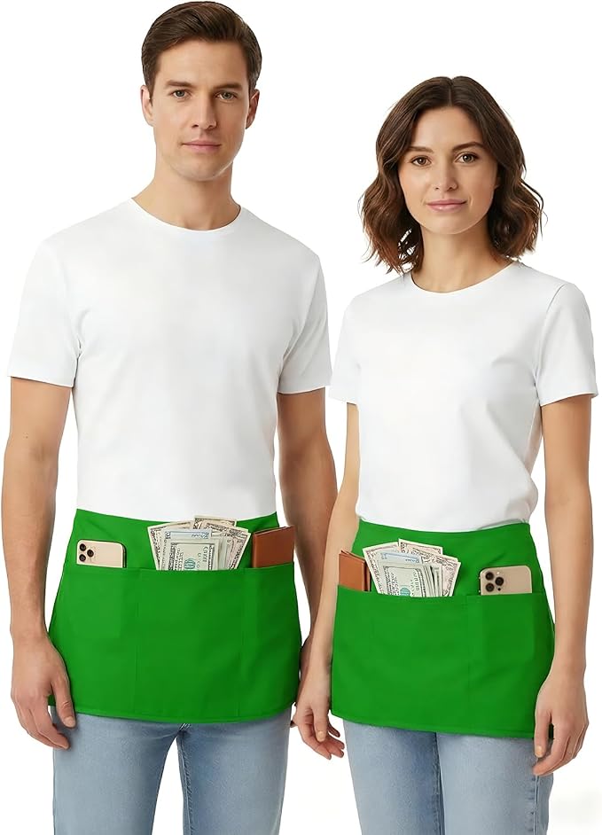 BOHARERS Waist Apron with 3 Pockets 3 Pack - Image 4