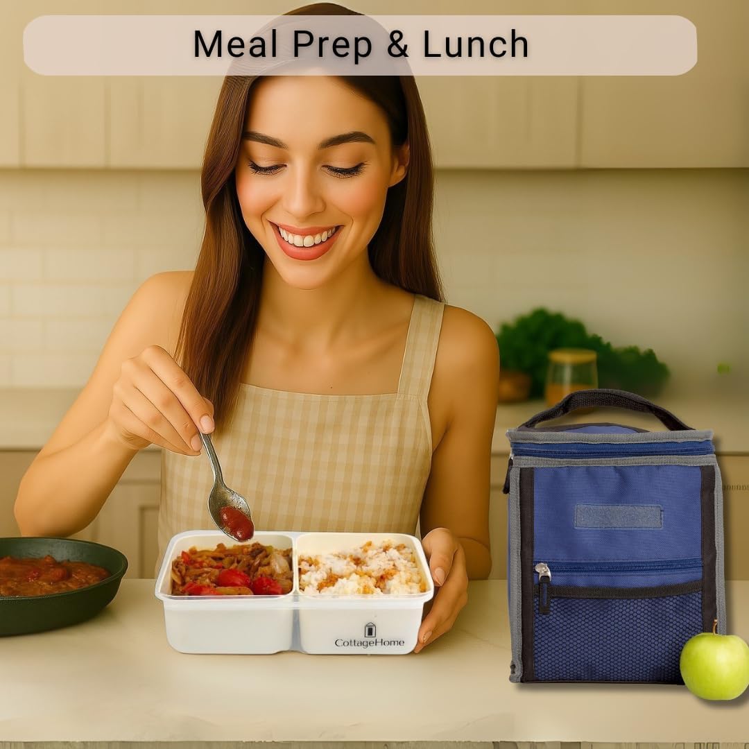 Mini Snackle Box Containers - 2-Pack Reusable Snack Containers - Dishwasher Safe - For Lunch, School, Meal Prep & Travel