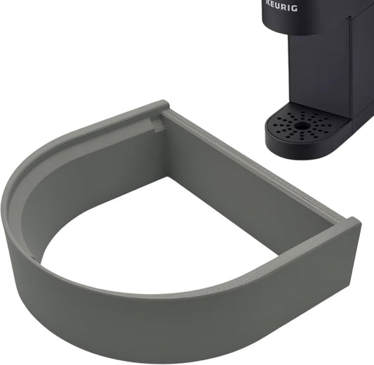 Drip Tray Mug/Cup Riser Made for the Keurig to Reduce Splashes - Riser Only (Gray, K-Mini 1.25 Inches Tall)