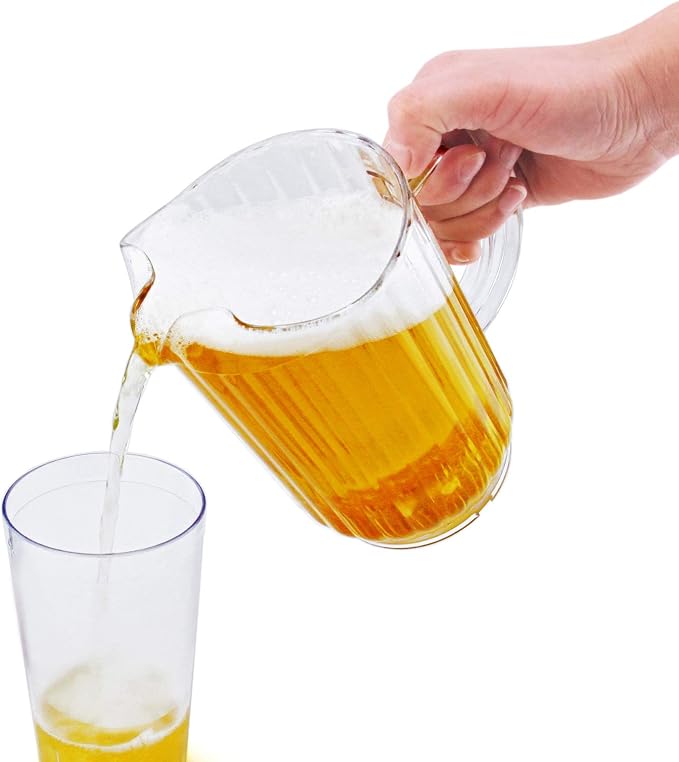 New Star Foodservice Commercial Polycarbonate Water Pitcher, 60 oz - Image 6
