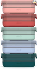 Ello Plastic 3.7 Cup Meal Prep Set 10 Pc, 5 Pack Set by Ello