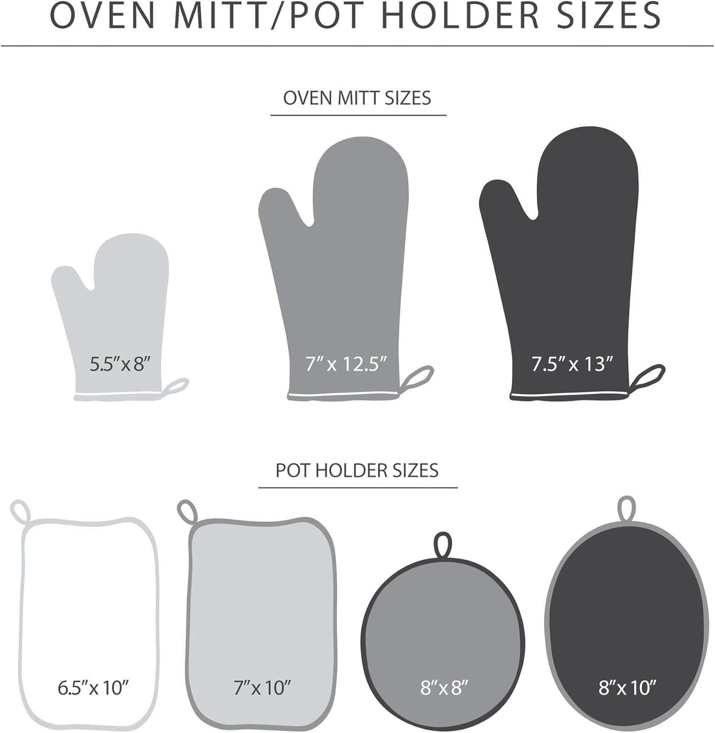 KitchenAid Asteroid Oven Mitt Set, Cobalt Blue 7"x12.5"
