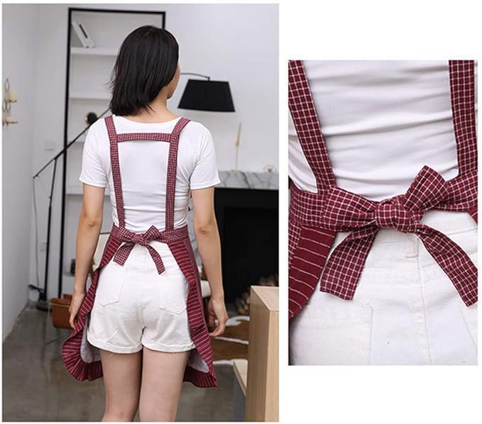 Cute Apron for Women with Pockets, Comfortable Kitchen Apron - Image 2