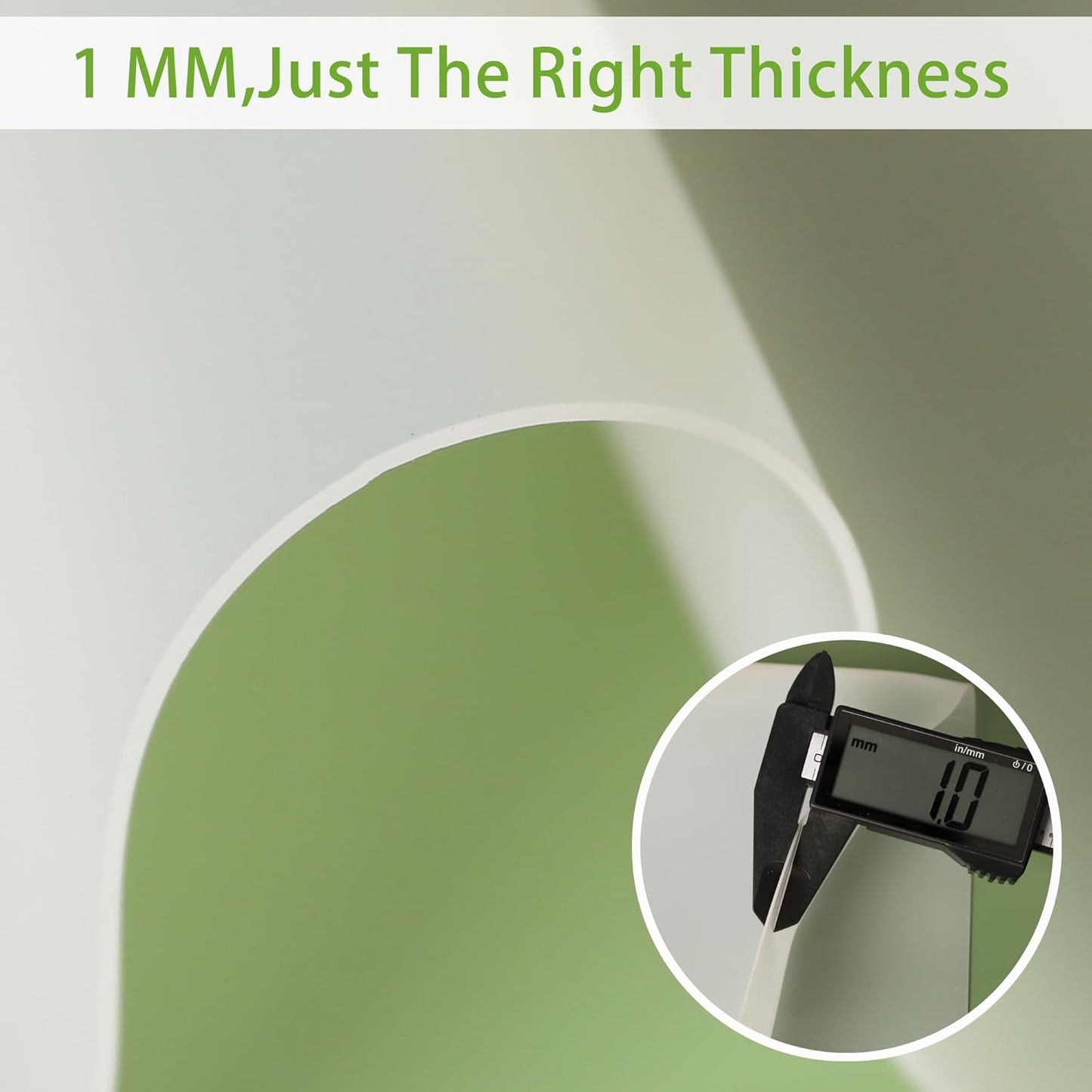 Small Translucent Silicone Mats: 7.9”x9.5” Clear Non-Slip Countertop Protector Liner - Heat Resistant Non-Stick Baking Mat 2/Pack