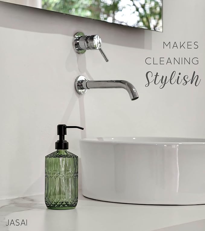 JASAI 18Oz Green Soap Dispenser - Image 6