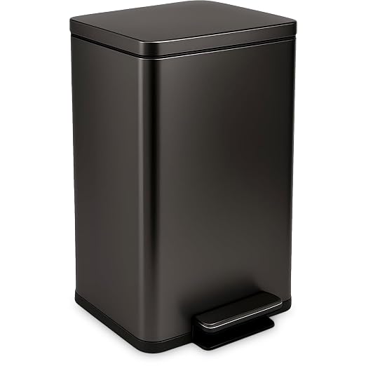 Simpli-Magic 13.2 Gallon Step Trash Can – Kitchen Garbage Can by Simpli-Magic