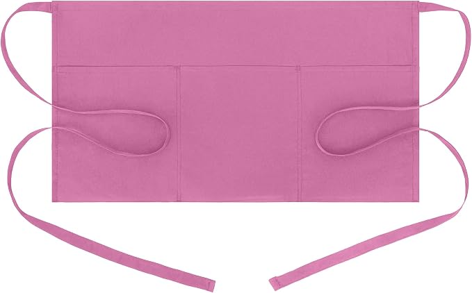 BOHARERS Pink Waitress Apron for Women by BOHARERS