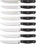 Amazon Basics 8-Piece Full Tang Stainless Steel Serrated Steak Knife Set by AmazonBasics