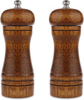 Pepper Mill - 5 inch Pepper Grinder Pepper Grinder Refillable Oak Salt and by Powstro