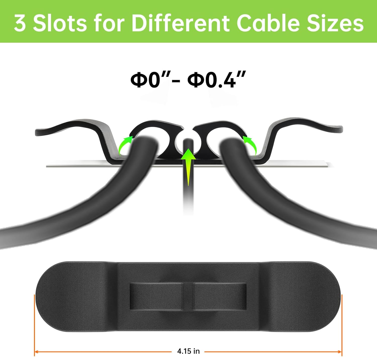 12PCS Cord Organizer for Appliances, Upgraded Kitchen Appliance Cord Wrap, Cord Holder Stick on Pressure Cooker, Coffee Maker, Air Fryer and Blender(6 Black + 6 White)