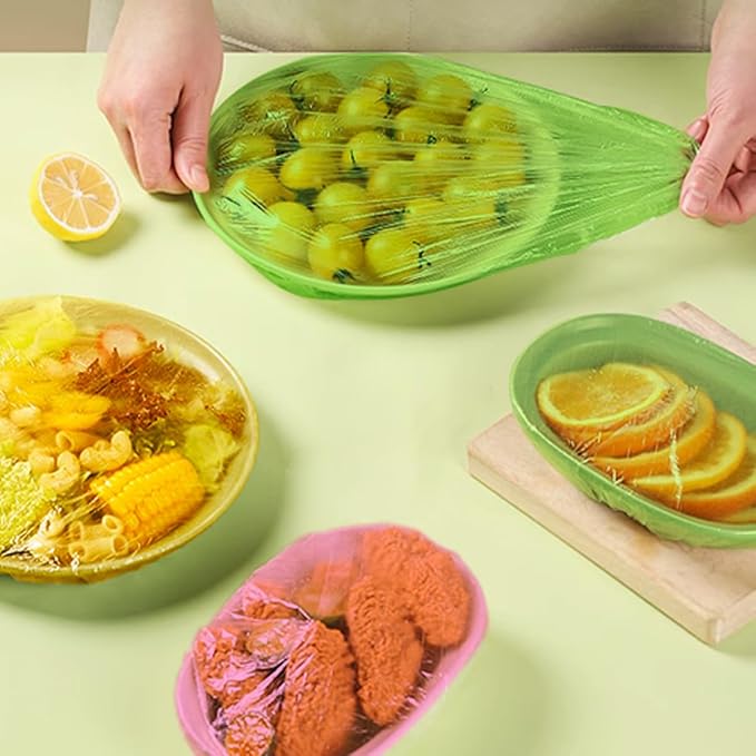 Mwellewm Bowl Covers Reusable Elastic Plastic Wrap - Image 9