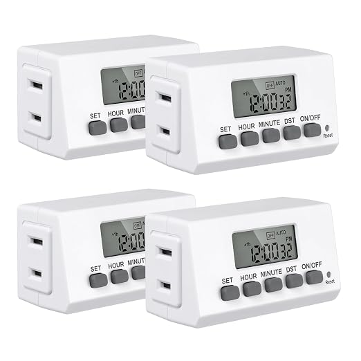 BN-LINK Indoor Digital Timer Outlet, 24 Hour Light Timer Easy Programmable by BN-LINK