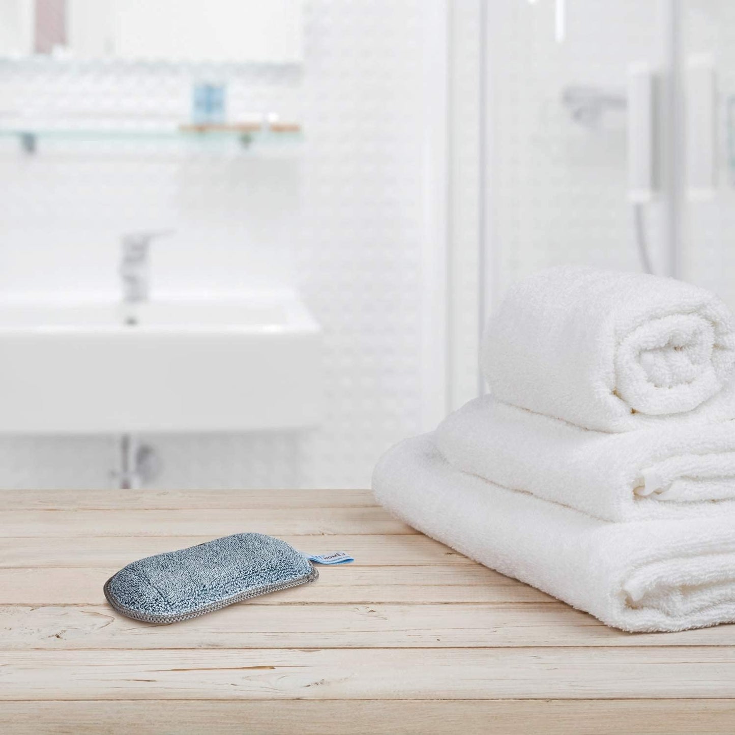 Microfiber Wholesale Sponge for Kitchen (6 Pack) - Suction Cup Hook Included, Reusable, Washable Dish Sponges with Scrubber, Refills, Scrubbing Side, Non-Scratching, Multi-Purpose, Scouring