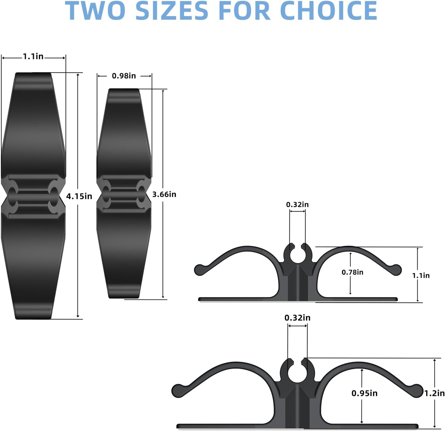 Cord Organizer for Appliances, Small&Large 8 Pack Upgraded Kitchen Appliance Cord Organizer Stick On Appliance Wire Wrapper for Appliances Mixers, Coffee Maker, Pressure Cooker