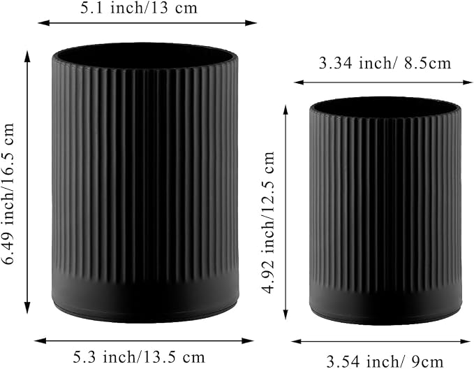 Kyraton Cooking Utensils Holder 2pcs, 360° Rotating Heavy Duty Plastic Kitchen - Image 2