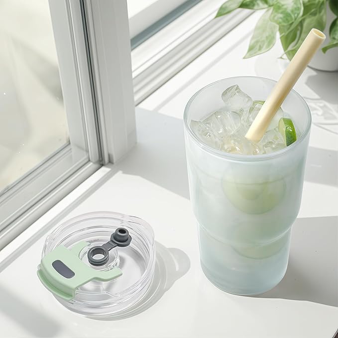 Iced Coffee Cups with Lids: Coffee Bar Accessories - Image 6