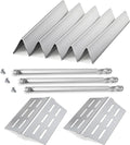 Genesis Grill Parts for Weber E310 E320 E330 EP310 EP320 EP330, 17.5” Flavorizer Bars 7620 Heat Deflector 7622 Burner Tube 62752 for Weber Genesis 300, Grill Replacement Parts for Weber Accessories