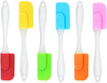 ZukoCert 6 Piece Mini Silicone Spatula Set, Small Heat-Resistant Rubber Spatulas by ZukoCert
