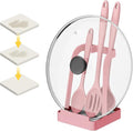 NiHome Kitchen Utensil Holder for Pot Lids & Spoons Pink Kitchen Accessories by NiHome