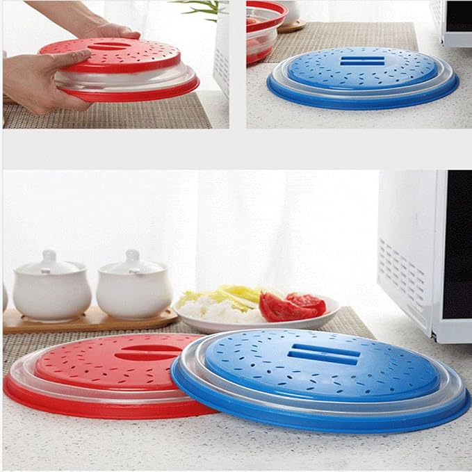 Collapsible Microwave Splatter Cover, 10.5 Inch, Dishwasher-safe, Microwave - Image 4