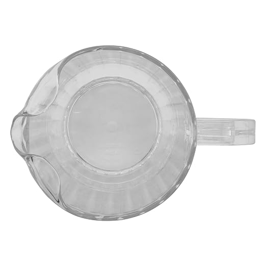 G.E.T. P-3032-1-CL BPA-Free Break-Resistant Restaurant Style Plastic Pitcher - Image 3
