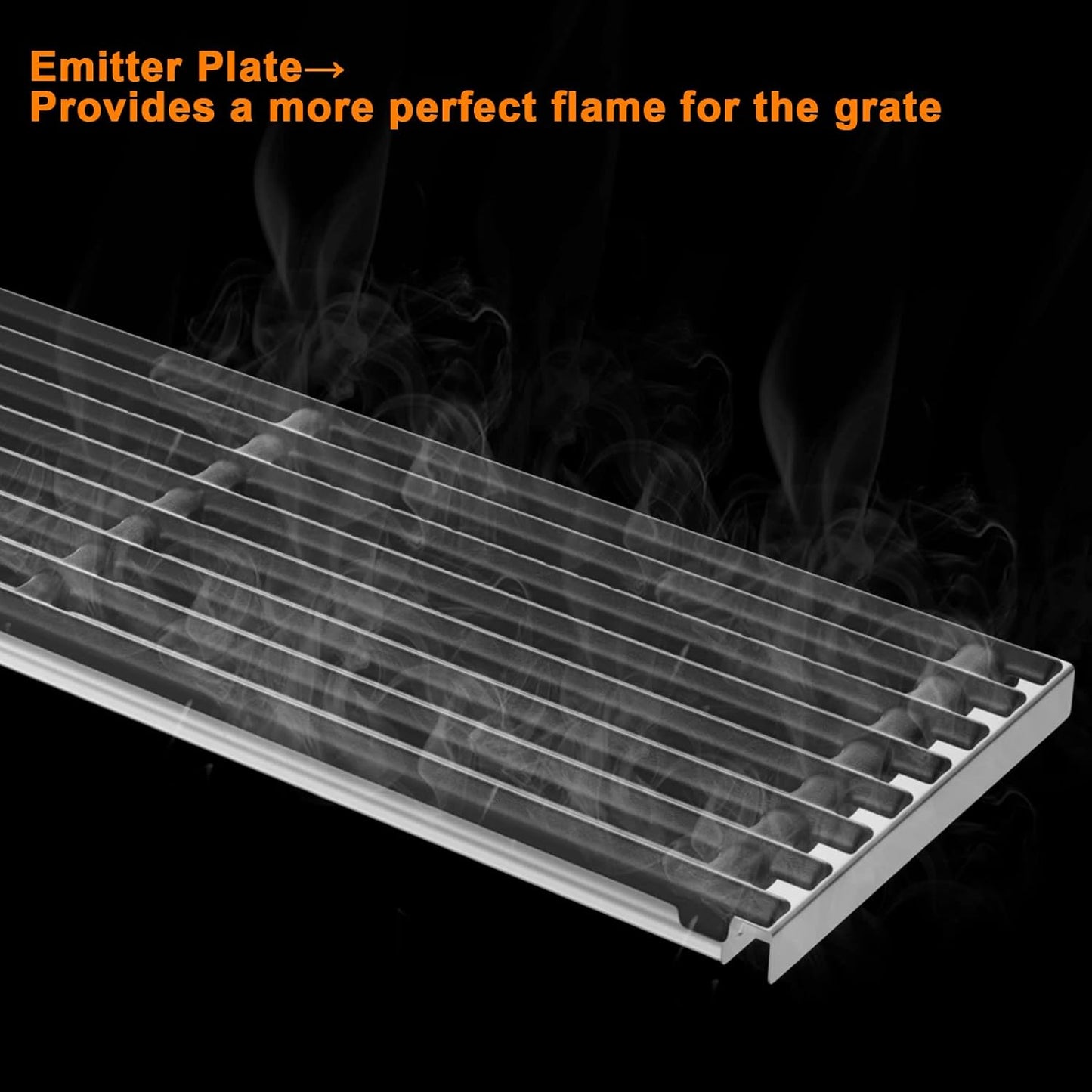 Cooking Grid Grates and Emitter Plates Replacement Parts for Charbroil 2015 and Newer Commercial, Signature, Professional Series TRU-Infrared Gas Grills,Char Broil 3297527R04,Cast Iron